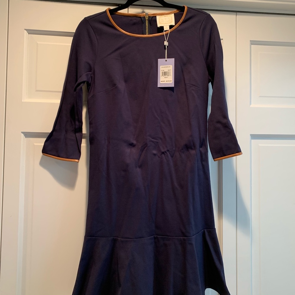 Navy brown trim sail to sable dress nautical